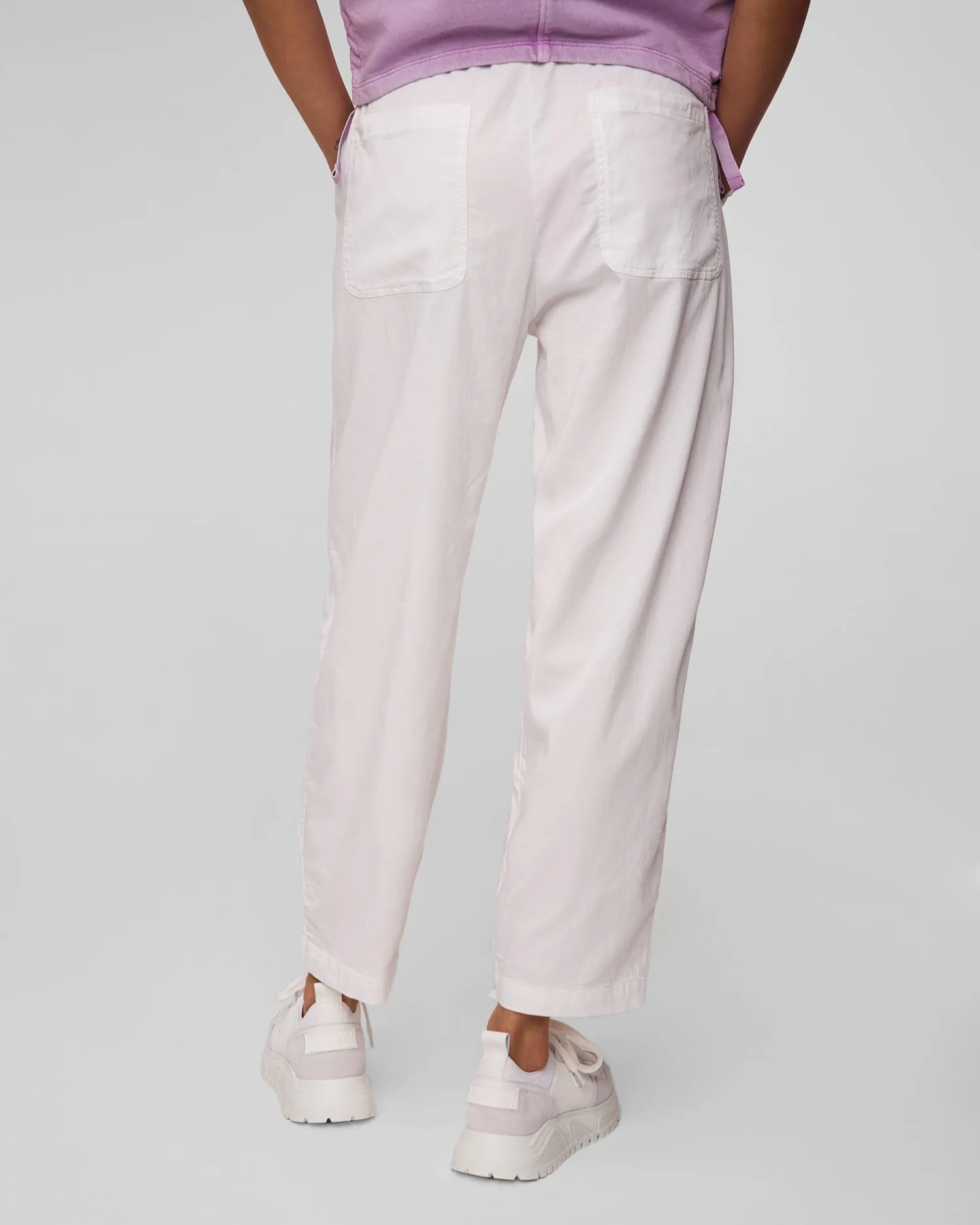 Women’s white balloon trousers Deha D02555-10001