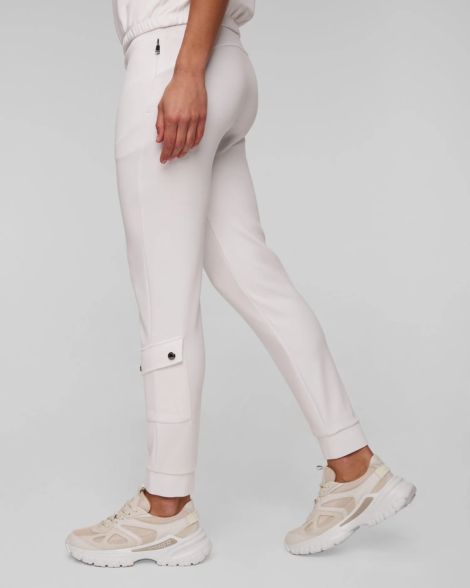 Women’s white trousers BOGNER Yannie 11518881-31