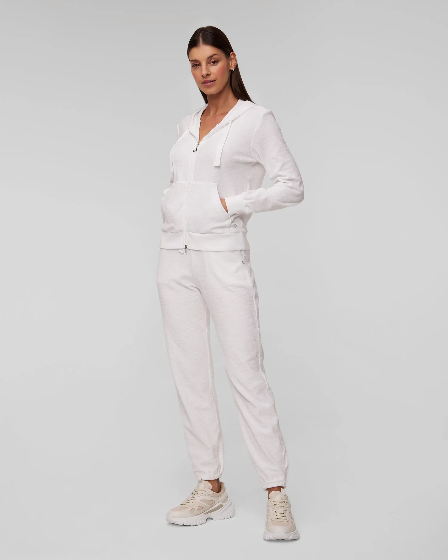 Women’s white trousers Deha A00426-10001