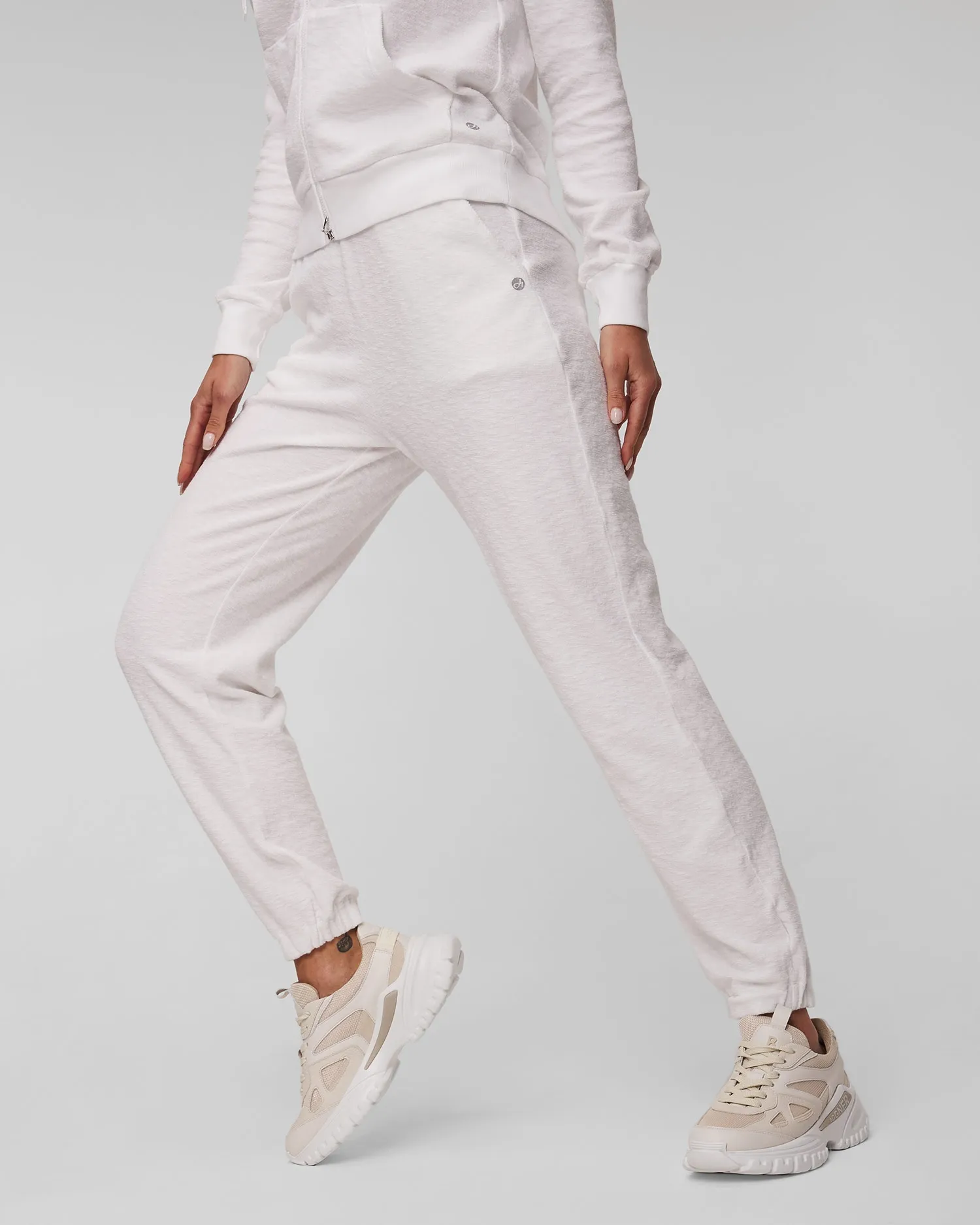 Women’s white trousers Deha A00426-10001