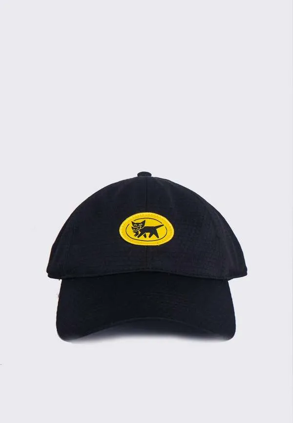 Yamato 6 Panel Hat - Black