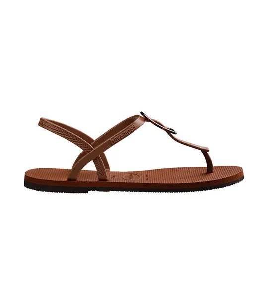 You Paraty Buckle Turtle Sandals Rust